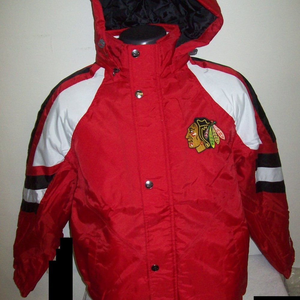 CHICAGO BLACK HAWKS STARTER NHL Hooded Jacket